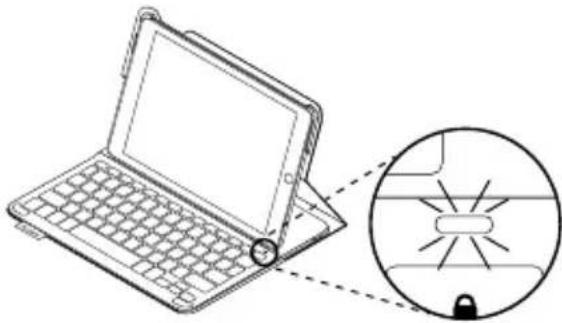 LOGITECH Keyboard Case iPad Air Plus - Nadviazanie spojenia s iPadom - 1