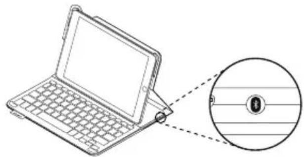 LOGITECH Keyboard Case iPad Air Plus - Verbinding makes met een andere iPad - 1