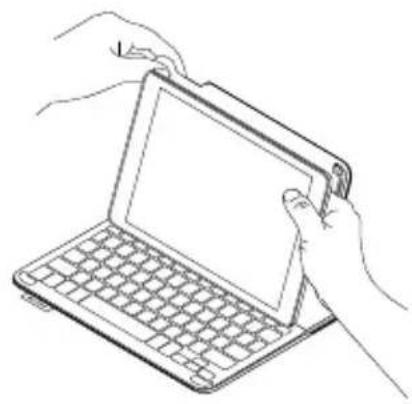 LOGITECH Keyboard Case iPad Air Plus - Guardar o seu iPad para transporte - 2