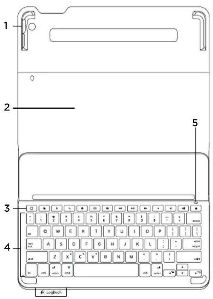 LOGITECH Keyboard Case iPad Air Plus - Poznaj urzadzenie - 1