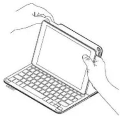 LOGITECH Keyboard Case iPad Air 2 Plus - Verstauen des iPads für den Transport - 2