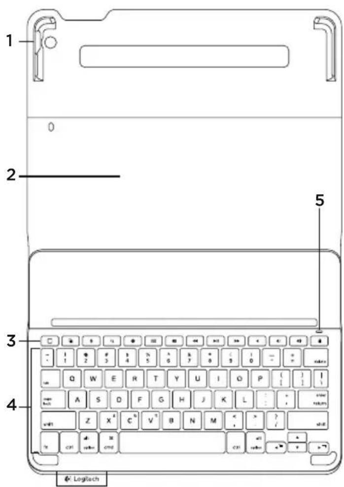 LOGITECH Keyboard Case iPad Air 2 Plus - Urununuztaniyin - 2