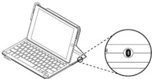 LOGITECH Keyboard Case iPad Air 2 Plus - Conexión a otro iPad - 1