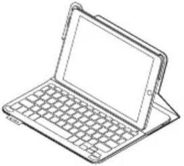 LOGITECH Keyboard Case iPad Air 2 Plus - Duas posições de visualização - 1