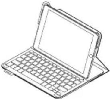 LOGITECH Keyboard Case iPad Air 2 Plus - Verwendendes Keyboard Folio Zwei Blickwinkel - 1