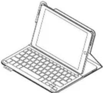 LOGITECH Keyboard Case iPad Air 2 Plus - Korzystanie z etui z klawiatura Dwie pozycje wyświetlania - 1