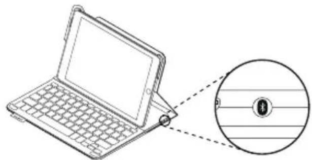 LOGITECH Keyboard Case iPad Air 2 Plus - Connessione a un altro iPad - 1