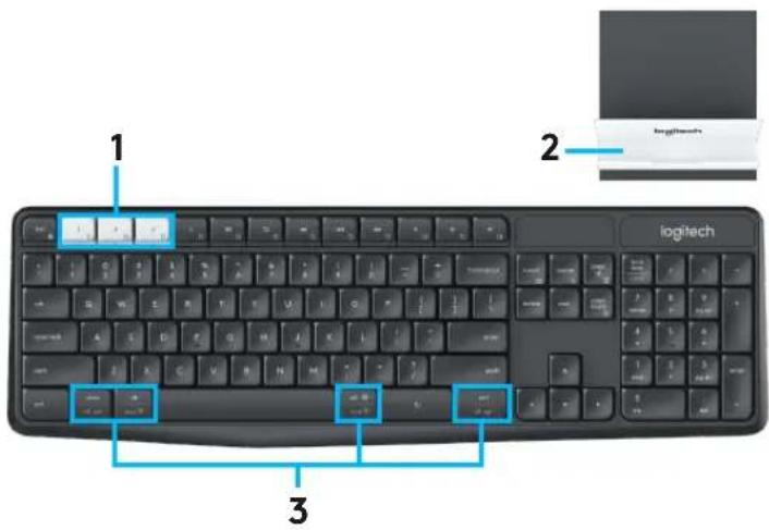 LOGITECH K375s - K375s MULTI-DEVICE AT A GLANCE - 1