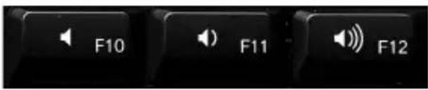 LOGITECH diNovo Keyboard Mac edition - Zona de controle de volume - 1