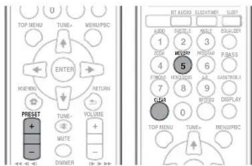 PIONEER XHM32VS - Presintonización de emisoras - 1