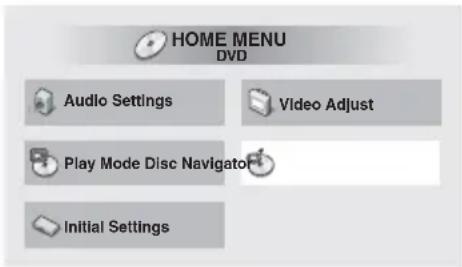 PIONEER XHM32VS - HOME MENU - 1