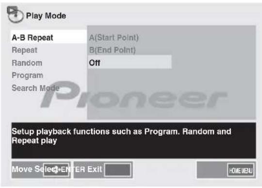 PIONEER XHM32VS - U / to select the Off. - 1