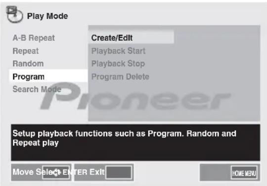 PIONEER XHM32VS - Riproduzione programmata - 1