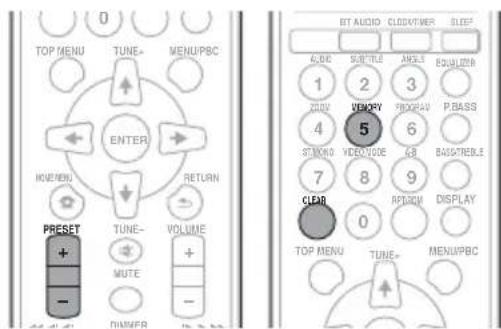 PIONEER XHM32VS - Speichern voreingestellter Sender - 1
