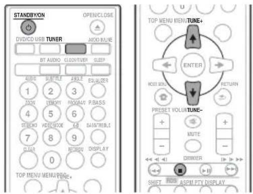 PIONEER XHM32VK - Listening to the radio broadcasts - 1