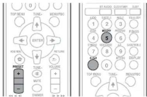 PIONEER XHM32VK - Voorkeurzenders opslaan - 1