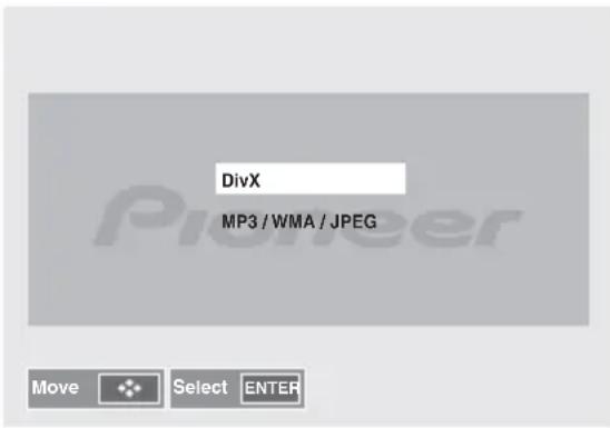 PIONEER XHM32VK - Procedure voor het afspelen van een DivX of MP3/WMA/JPEG-bestand - 3