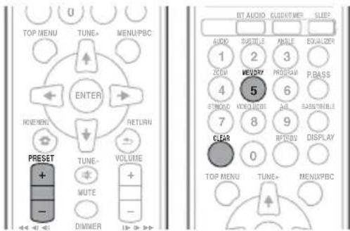 PIONEER XHM32VK - Come salvare le stazioni di preselezione - 1