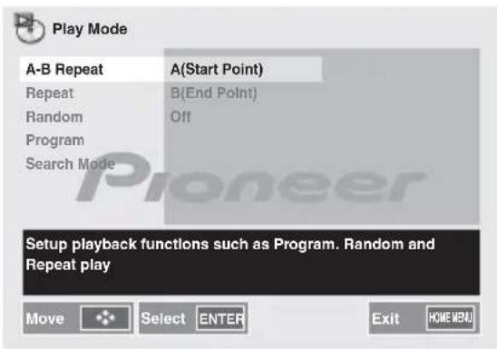 PIONEER XHM32VK - Drucken Sie HOME MENU. - 2