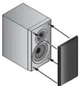 PIONEER XHM32VK - Rimuovere e riposizionare la griglia frontale - 1