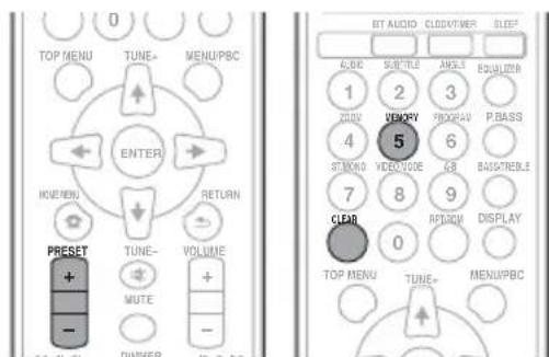 PIONEER XHM32VK - Speichern voreingestellter Sender - 1