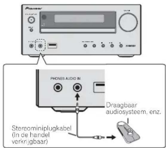 PIONEER XHM32VK - Aansluten van extra apparatuur - 1