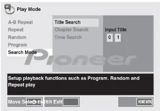 PIONEER XHM32VK - Verwenden Sie zur Wahl der Input Title die Zifferntasten. - 1