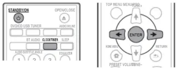 PIONEER XHM32VK - Réglage de l'horloge - 1