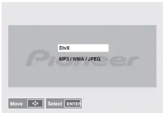 PIONEER XHM32VK - P u ↑↓ paraselectionar DivX o MP3/WMA/JPEG. - 1
