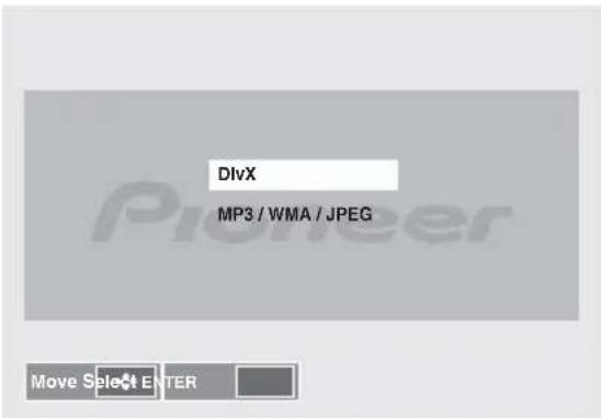 PIONEER XHM32VK - Procedure to playback DivX or MP3/WMA/JPEG file - 2