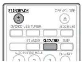 PIONEER XHM32VK - Impostazione dell'orologio - 1