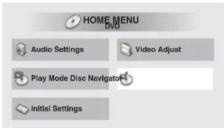 PIONEER XHM32VK - HOME MENU - 1