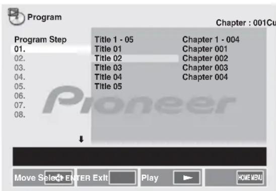 PIONEER XHM32VK - Betätigen Sie ↑/↓ zur Wahl von Create/ Edit, und drucken Sie dann ENTER. - 2