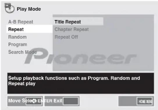 PIONEER XCM52BTK - Ripetizione dilettura - 1
