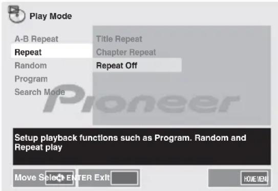 PIONEER XCM52BTK - Per cancellare la ripetizione dilettura: - 1
