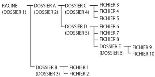 PIONEER XCM52BTK - À propos de l'ordre de lecture - 1