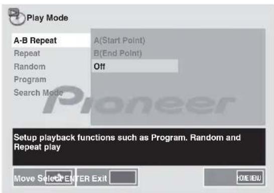 PIONEER XCM52BTK - to select the Off. - 1