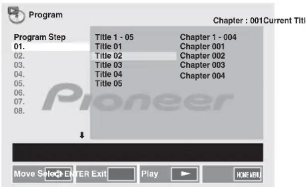 PIONEER XCM52BTK - Gebruik ↑/↓ om Create/Edit te selecteren en druk dan op ENTER. - 2