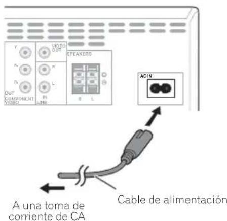 PIONEER XCM52BTK - Conexión a la corriente - 1