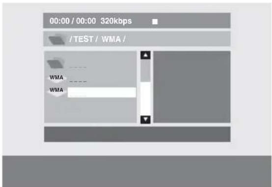 PIONEER XCM52BTK - Utilisez les touches ↑/↓ pour sélectionner le fichier à生存. - 1