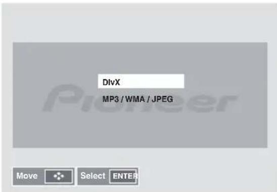 PIONEER XCM52BTK - P r to select DivX or MP3/WMA/JPEG. - 1