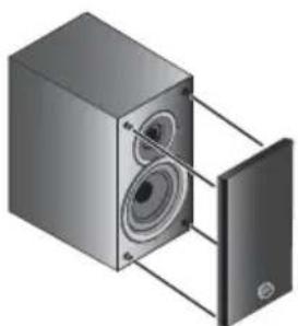 PIONEER XCM52BTK - Démontage et remontage de la grille de protection avant - 1