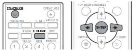 PIONEER XCM52BTK - Setting the clock - 1