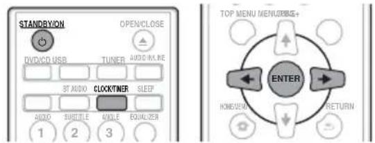 PIONEER XCM52BTK - Impostazione dell'orologio - 1