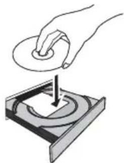 PIONEER XCM52BTK - Place the disc on the disc tray, label side up. - 1
