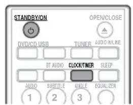 PIONEER XCM52BTK - Réglage de l'horloge - 1