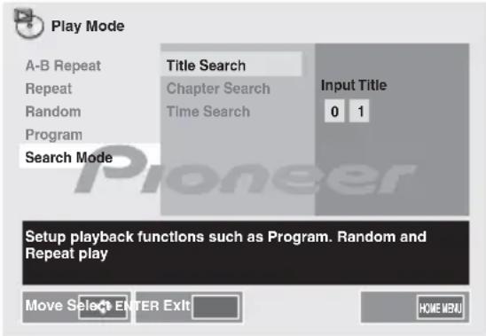 PIONEER XCM52BTK - Usare i tasti numerici per selezionare Input Title. - 1