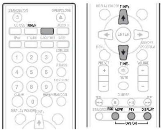 PIONEER XCM32BTK - Información proporcionada por RDS - 1