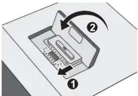 PIONEER XCM32BTK - Schließen des iPod-/iPhone-Steckverbinder-Anschlusses (nur X-CM42BT) - 1