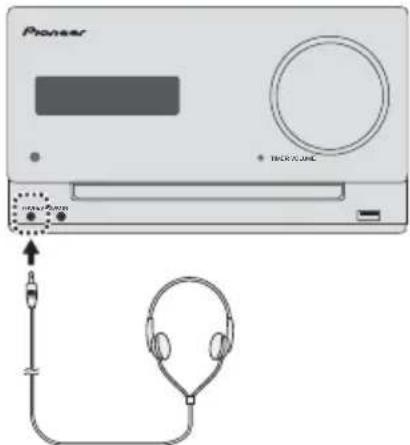 PIONEER XCM32BTK - Uso de auriculares - 1